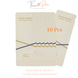 [WHOO] Combo 10 or 20 gói ROYAL REGINA Energy Drop TREATMENT 1ml Date 09.2028