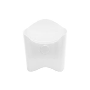 MINIAT with Dip Compartment French Fry Cup Plastic 2 in 1 Dessert Plate Portable Food-Grade Material Salad Cup Kitchen Accessories