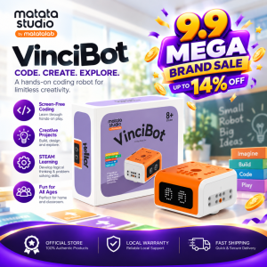 MatataStudio VinciBot Coding Robot Set Programming Robot | STEM Educational Toys Ages 8+ Kids