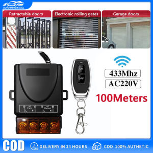 【COD/Original】433Mhz Remote Control Switch AC220V On Off Remote Control Transmitter for Water Pump Motor