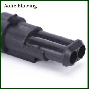 Aolie 10 Kits 2 Pin Way Sealed Waterproof Electrical Wire Connector Plug Car Auto Sets
