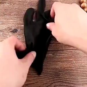Jewelry Handling Gloves Black Soft for Gold Silver Coin Watch Inspection Display Driving Etiquette