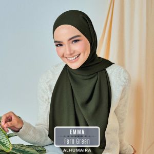 Alhumaira Emma Plain Shawl with linen chiffon blend material that’s soft easy to style while giving out the crowning drapes