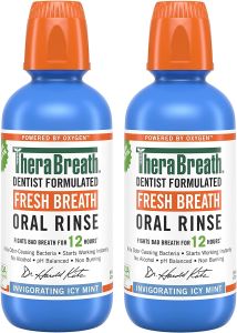 USA Version TheraBreath Fresh Breath Oral Rinse Mild Mint / Icy Mint / Plus / Dry Mouth
