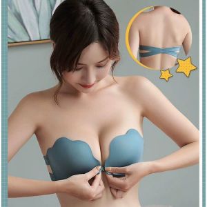 [คุณภาพดี] ชุดชั้นในสตรี frameless หน้าอกเล็กรัดรูป frameless สปอร์ตบราปรับระดับได้ 42