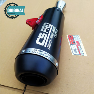 Slincer Knalpot Motor racing CS PRO Racing inlet 50/51mm - SLINCER NYA SAJA - knalpot racing CS PRO ORIGINAL 05 cocok utk vixion cb150r cbr 150r satria FU R15 GSX sonic Not proliner tr1 sc project akrapovic austin r9 h2 rob1 rcb
