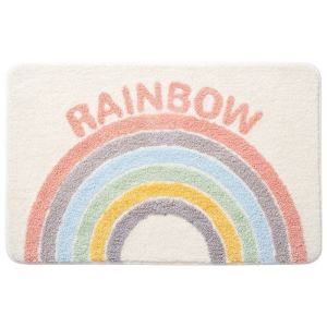 Bathroom mat Floor Mat Absorbent Bathroom Carpet Rug Anti-slip Door Mat Entrance Doormat bathroom mat doormat thick fabric soft fur Foot mat floormat bathroom rainbow bath mat anti slip mat Home Decor