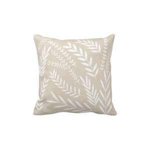 TopPillow Beige Color Throw Pillow Case Cover 18x18inch Geometric Luxury PillowCase For Home Decor