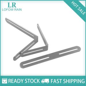 LF Wholesale✨Flash Sale ✨ ขั้วต่อชั้นวางของรูปตัวแอลตัวแอลตัวยึดเฟอร์นิเจอร์แบบเข้ามุม90 ° ทำจากสเตนเลสสามารถปรับรหัสมุมได้