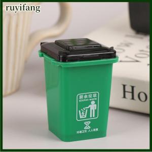 ruyifang 1:12 Dollhouse minitrash có thể mô hình Mini chất thải bin bút tổ chức Lưu trữ nhà có thể