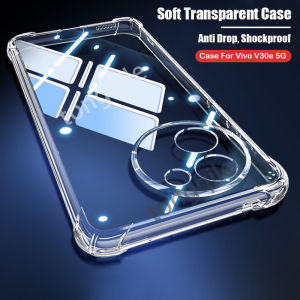 Case Vivo V30E Silikon Clear Bening Anti Crack Soft Casing Handphone