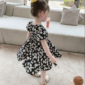 Dress For Kids Girl Girls DressChildrens Clothing New Childrens Chiffon Summer Girls Fashionable Little Daisy Dress Baby