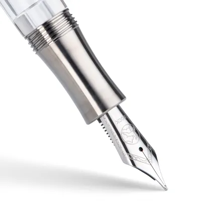 Asvine P36 Titanium Alloy Piston Inked BOCK Tip Pen Adult High-end Business Signature Pen