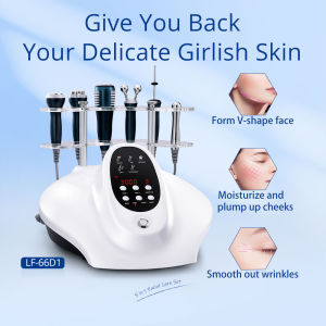 5 IN 1 Ultrasonic Deep Cleanse Radio Frequency Galvanic Microcurrent Therapy V Face Cold Hammer Face Lifting Machine