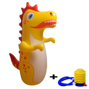 SKISOPGO Kids Inflatable Toy 3D Boxing Punching Tumbler Inflatable Tumbler Dolls Children Toy Mainan Kanak