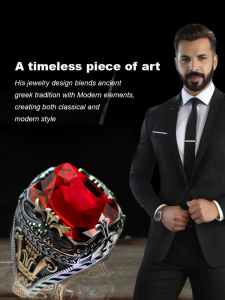 Bracelet Masculinity Personality Bracelet Ring Sense of Style Decoration Vintage Fine