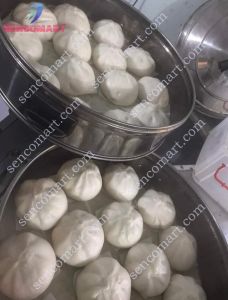 Nồi hấp bánh bao 3 tầng làm bằng INOX 100% chạy điện 220V