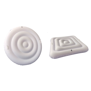 Round/Square Hot Tub Energy Saving Lid Insulated Practical Inflatable Hot Tub Protective Lid Windproof Cover with Handle