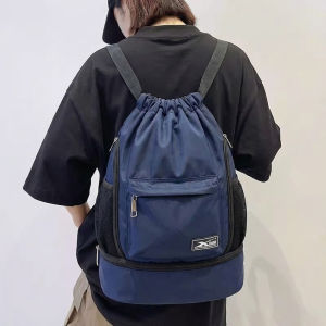 Balo dây rút thể thao xanh đen Xbags Xb 6005 Chất liệu chống thấm nước hiệu quả Chống tia UV