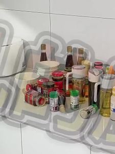 LZD  Kitchen Stainless Steel Vegetable Basket Storage Rack Floor Multi-Layer Storage Rack Fruit and Vegetable Seasoning Multi-Functional Trolley