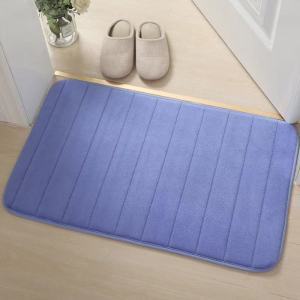 ZHS Memory Foam Absorbent Bathroom Bedroom Floor Shower Rug Non-slip Doormat