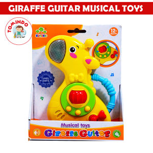 Tomindo Mainan Bayi GIRAFFE GUITAR mainan musik anak anak laki laki perempuan edukasi terbaru