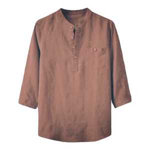 BINS baju koko kemeja pria tangan 3/4 termurah bahan katun sigarette premium