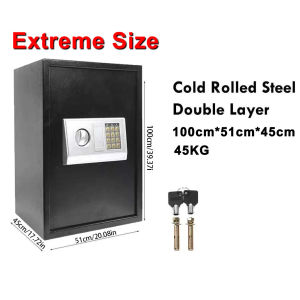 EXPOSE Big Safety box All Steel Electronic password security safes Money storage organizer money Vault safety box Cashier money box Cash box