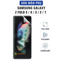 Dán màn hình Samsung Z Fold 3 / Z Fold 4 / Z Fold 5 / Z Fold 6 full màn hình ngoài dẻo trong suốt PPF tự phục hồi vết xước - Dán dẻo Samsung Galaxy Z Fold 3. 