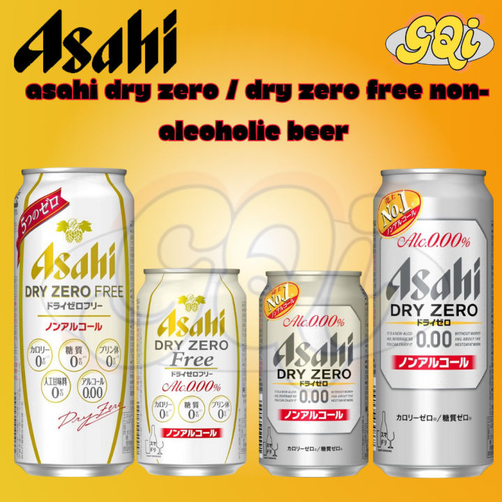 Asahi Dry Zero / Dry Zero Free Non-alcoholic Beer [JAPAN] | Lazada ...