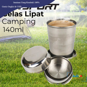 TaffSPORT Portable Cup Keychain Gantungan Kunci Gelas Lipat 140ml - BS150