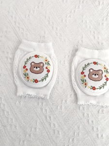 Knee Pads for Baby 0-3 Cartoon Crawling Kneepad Soft Knee Protector Caps for Walking Nonfluorescent Knee Protective Pad