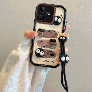 เคสโทรศัพท์ OPPO A5 Pro 5G 4G น่ารักคอลลาร์ตัวการ์ตูน OPPOA5Pro พร้อมตุ๊กตาเชือกเส้นเล็กป้องกันเลนส์ซิลิโคนนิ่มฝาครอบด้านหลัง