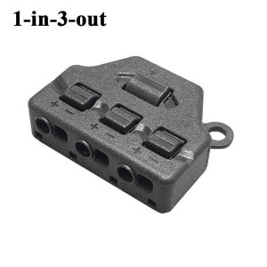 Port Sharing Box 3/6 Ports Distribution Railway Layout Wire Connector Cable Splitter For Led Lighting Terminal Block Connection