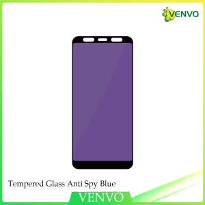 VENVO - Tempered Glass Anti Spy Blue Samsung A71 A72 A73 5G J4 Plus J6 Plus M02 M10 M20 M11 M12 M14 M22 M23 5G M30 M30S M31 M21 M31S M32 4G 5G M33 5G M51 M52 M53 5G M54 M62 F62 Note 10 Lite S10 Lite S20 FE S23 FE S24 FE A34 A54 A24 A15 A25 M34 5G A35 A55