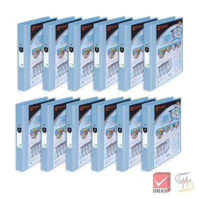 (แพ็ค12) Elephant แฟ้ม แฟ้มห่วง 2 ห่วง แฟ้มโชว์เอกสาร รุ่น 221VB A4 สีพาสเทล จำนวน 12 แฟ้ม