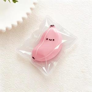 Taba Style Banana Squishy Soft Sticky Slow Rising Squeeze Toy Stress Relief Sensory Fidget Toy Mainan Budak Murah Viral