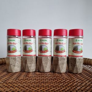 Muối tiêu chanh Phú Quốc Thơm vừa ăn không bị mặn vị chua cay vừa miệng.