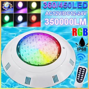 LED Underwater Swimming Pool Lights with Remote Control RGB Multi Color Pool Light Swimming Pool Light Fixture