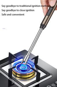 USB Rechargeable Electric Windproof Arc Pulse Igniter Lighter
