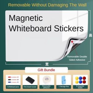 Removable Magnetic WhiteBoard Stickers Office Writing Board Childrens Teaching Graffiti Drawing Board