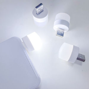 1-Piece Mini USB Night Light: Eye-Protective Reading Lamp with Mobile Power for Holiday Decor Use