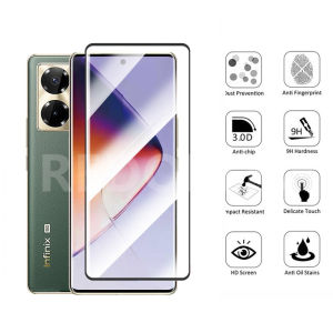 For Infinix Note 40 5G 2in1 Lens and Screen Protector Full Coverage Tempered Glass For Infinix Note40 5G Note 40 Full Cover Camera Protectior With Film Protection