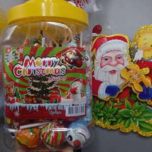 MERRY CHRISTMAS Christmas candy lollipop POP (50PCS)