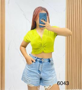 summer crop top / crop top polos / crop top dada silang 6043