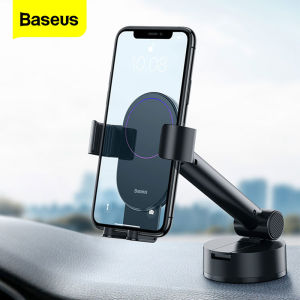 Baseus Trọng Lực Rơi Di Động Giá Để Điện Thoại Xe Núm Hút Cao Su Linh Hoạt Chân Đế IPhone 11 Pro Huawei Samsung Xiaomi Vivo Khuôn Đỡ Điện Thoại Thông Minh