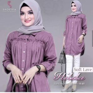 Baju Atasan Hilda Tunik Wanita Hijab Terbaru