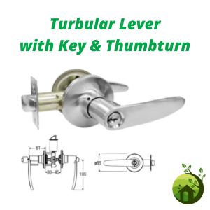 8600 Tubular Lever Cylindrical Door Lock (With Handle)