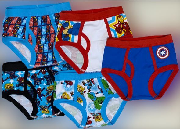 6 pieces high quality underwear briefs for kids boy 1-9 yrs old