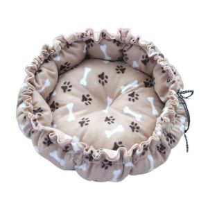 OUTOPEN Cloth Winter Cat Kennel Soft Plush Cat Pumpkin Nest Practical Warm Cat Soft Bed Kitten